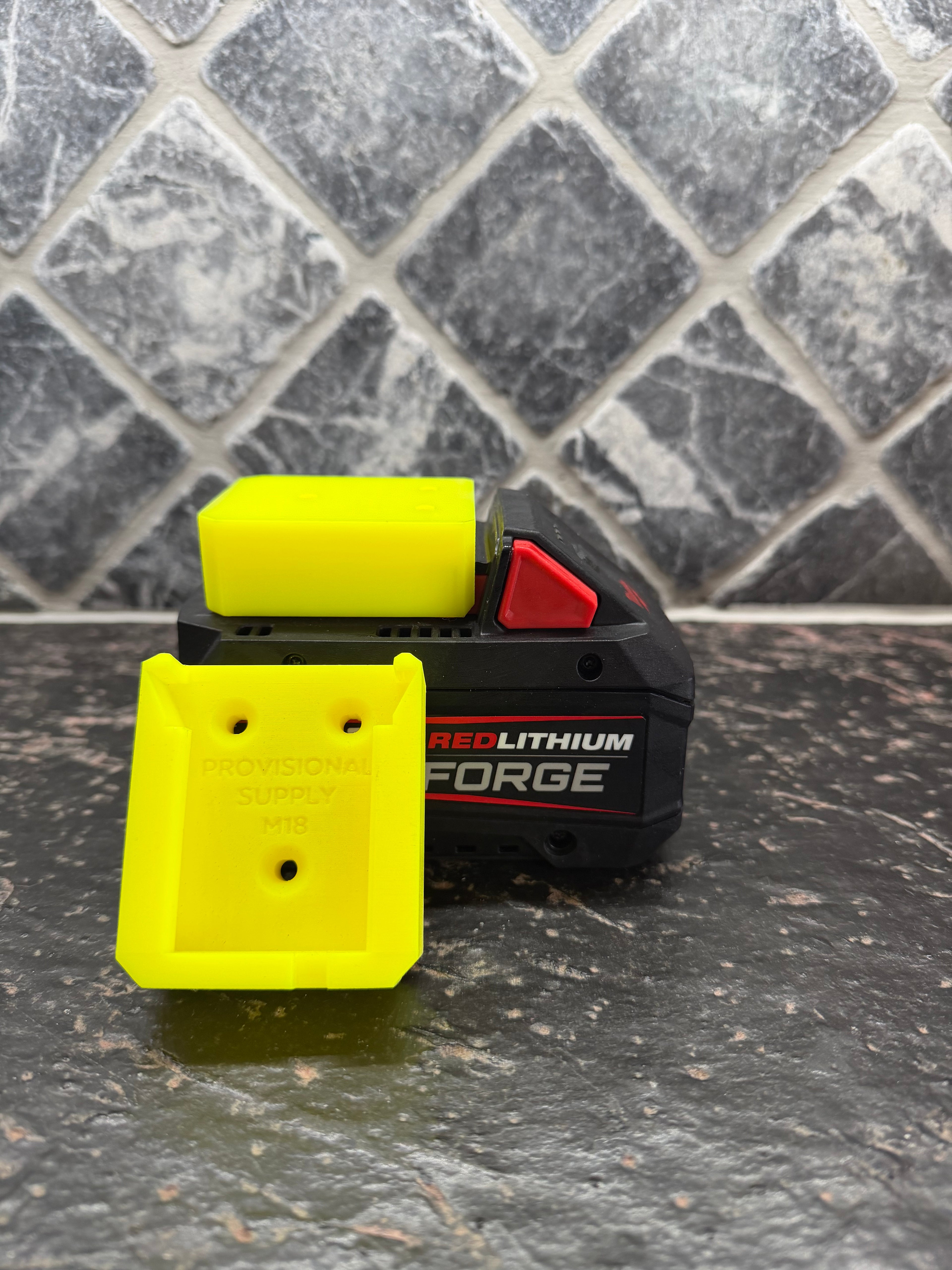 Milwaukee M18 batteriholder