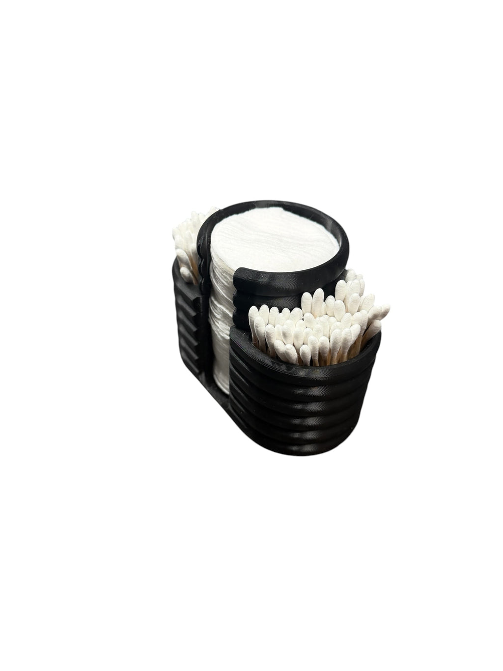 Bomullspad & Q-tips holder - stilren oppbevaring