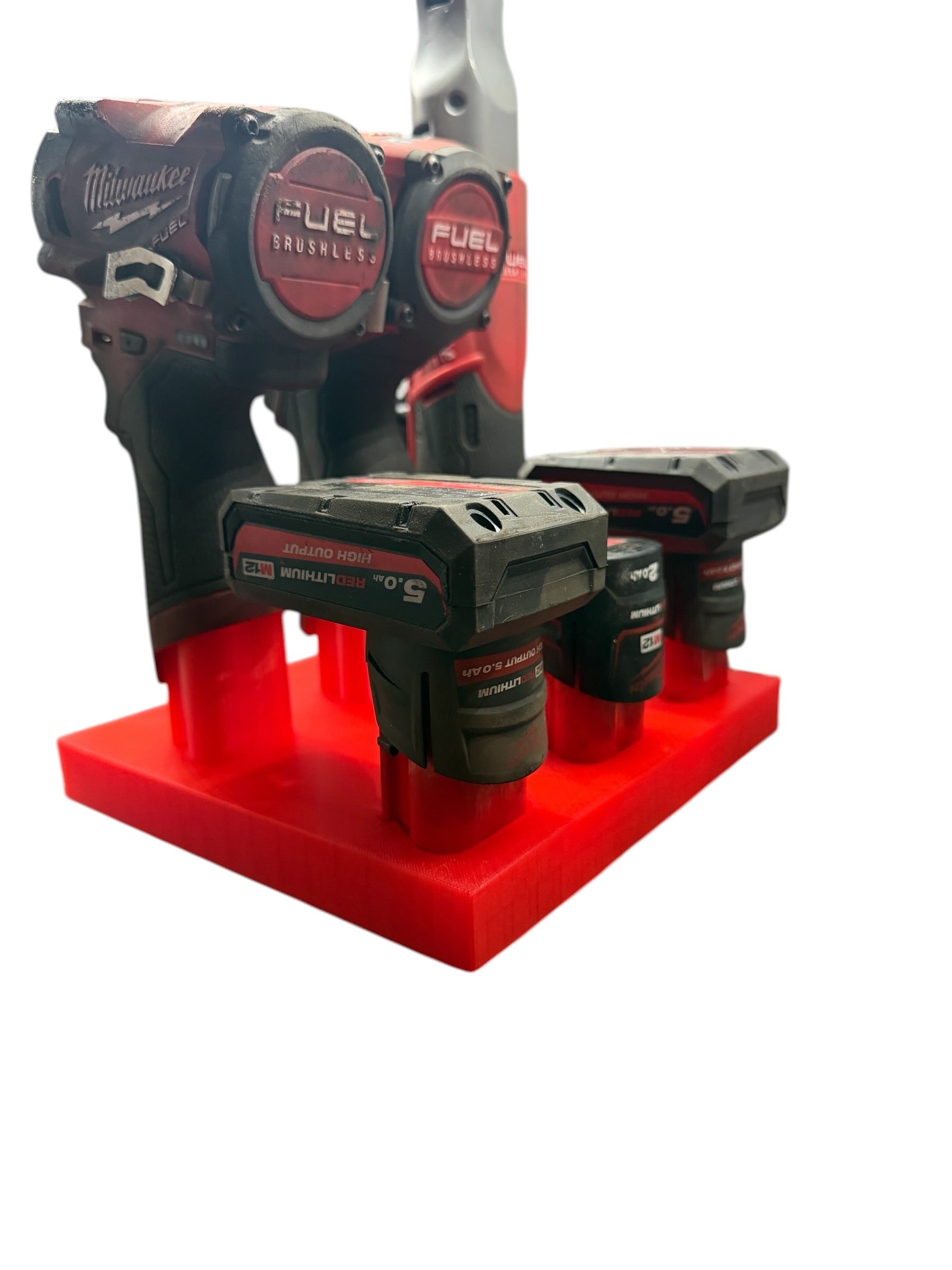 Milwaukee M12 batteri- og verktøyholder